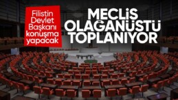 TBMM, Filistin için olağanüstü toplanacak