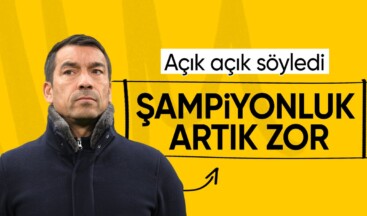 Giovanni van Bronckhorst: İyi performans göstermiyoruz