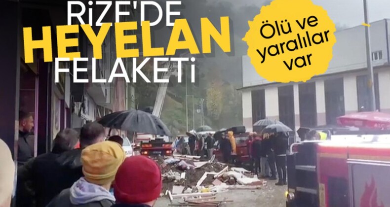 SON DAKİKA! Rize’de heyelan: 1 ölü 4 yaralı