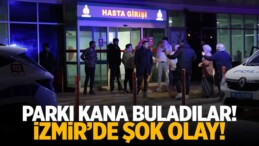 İzmir’de alkollü grup parkı kana buladı