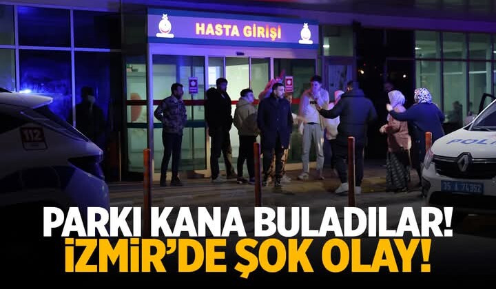 İzmir’de alkollü grup parkı kana buladı