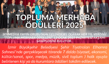 Topluma Merhaba Ödülleri sahiplerini buluyor