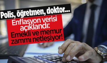 Enflasyon verisi açıklandı: Emekli ve memur zammı netleşiyor