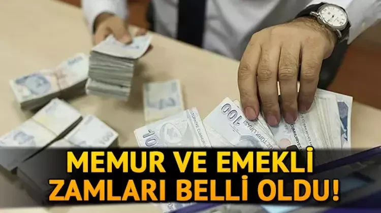 Memur ve emeklilerin zam oranı belli oldu (Hangi memur ne kadar maaş alacak? 2025 yılı memur maaşları)