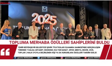 Topluma Merhaba Ödülleri sahiplerini buldu