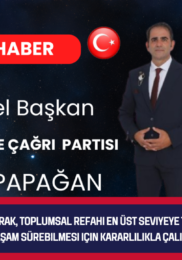 Adalet ve Çağrı Partisi olarak, toplumsal refahı en üst seviyeye taşımayı ve her bireyin eşit, adil ve onurlu bir yaşam sürebilmesi için kararlılıkla çalışmayı amaçlıyoruz.