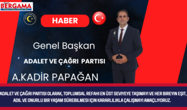 Adalet ve Çağrı Partisi olarak, toplumsal refahı en üst seviyeye taşımayı ve her bireyin eşit, adil ve onurlu bir yaşam sürebilmesi için kararlılıkla çalışmayı amaçlıyoruz.