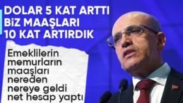 Dolar 5 kat arttı biz maaşları 10 kat artırdık