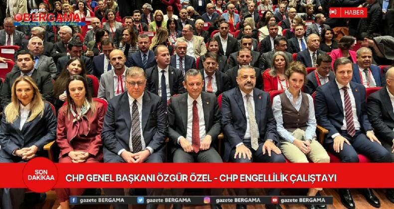 CHP GENEL BAŞKANI ÖZGÜR ÖZEL – CHP ENGELLİLİK ÇALIŞTAYI