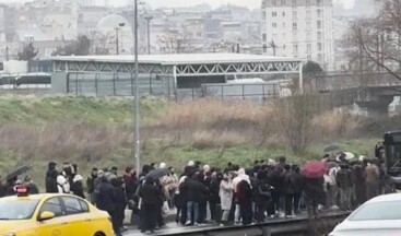 İstanbul’da viyadük düzenleme çalışması! Metro hattını kullanan yolcular isyan etti